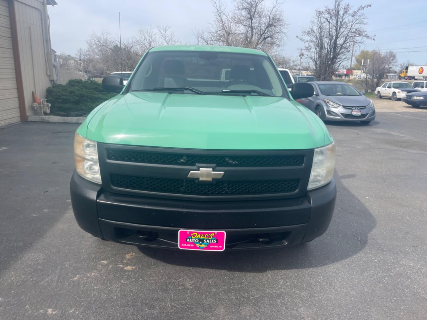 2008 Forest Service Green /Black Chevrolet Silverado 1500 Work Truck (1GCEK14J68Z) with an 5.3L V8 OHV 16V engine, AT transmission, located at 813 E Fairview Ave, Meridian , ID, 83642, (208) 336-8230, 43.618851, -116.384010 - Photo#3
